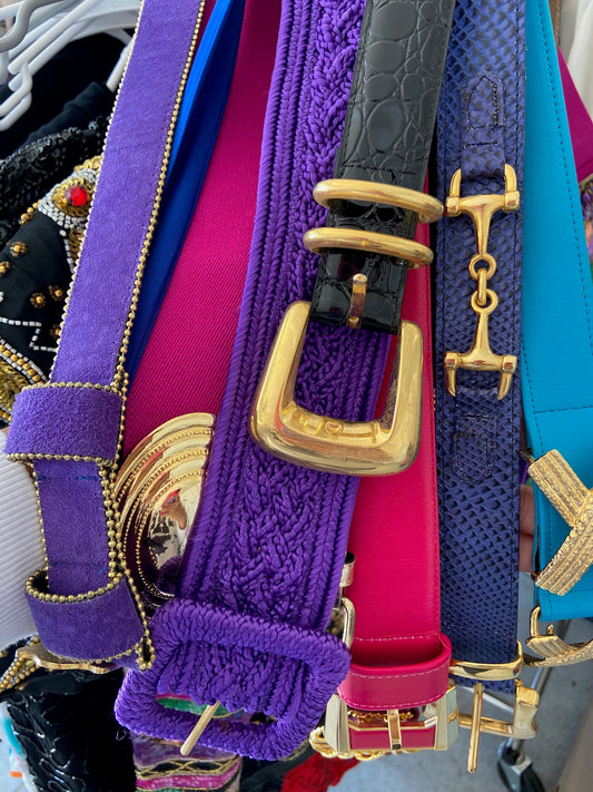 Vintage belts are a fan favorite.