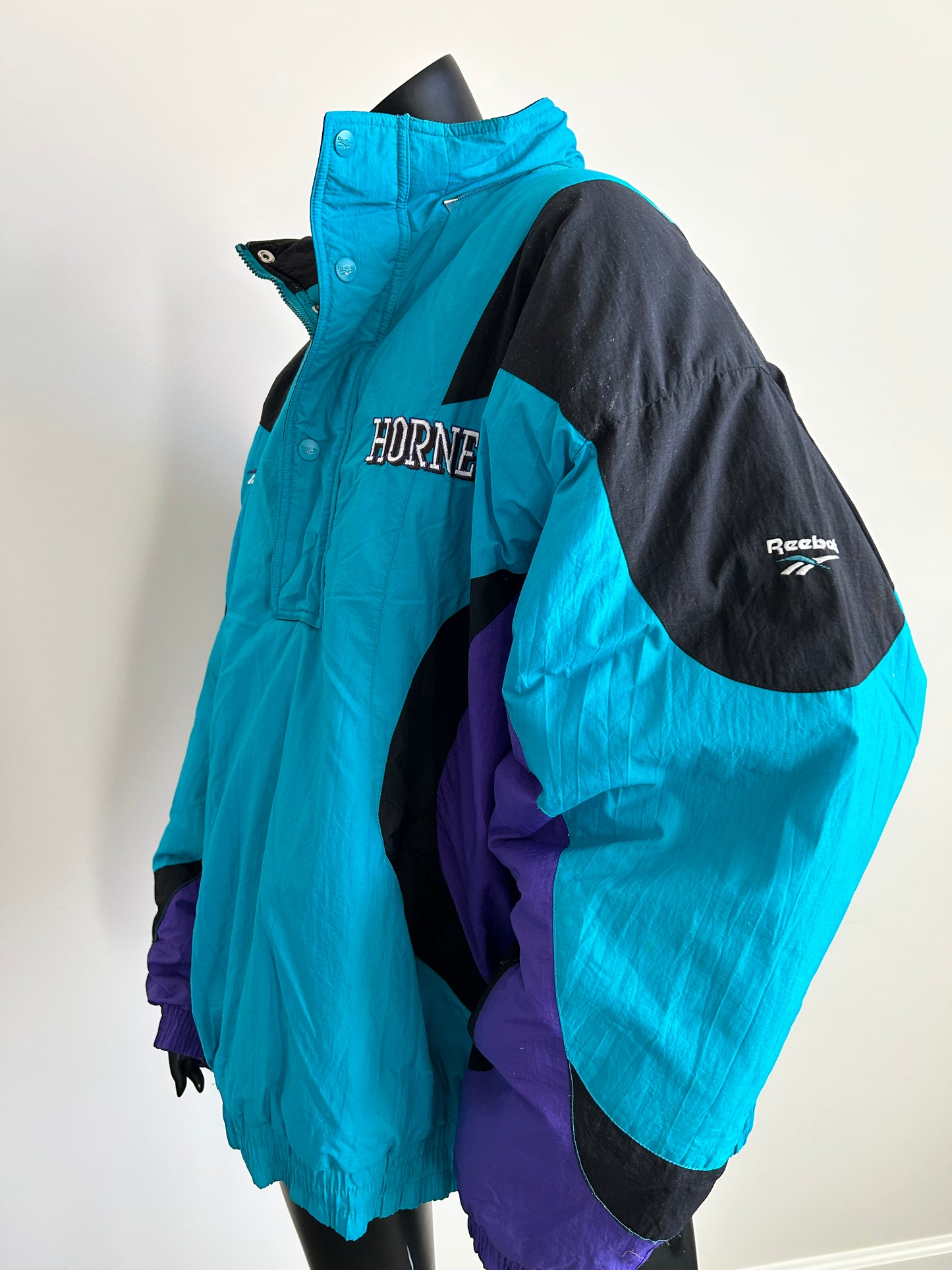 Vintage Charlotte Hornets Puff Coat