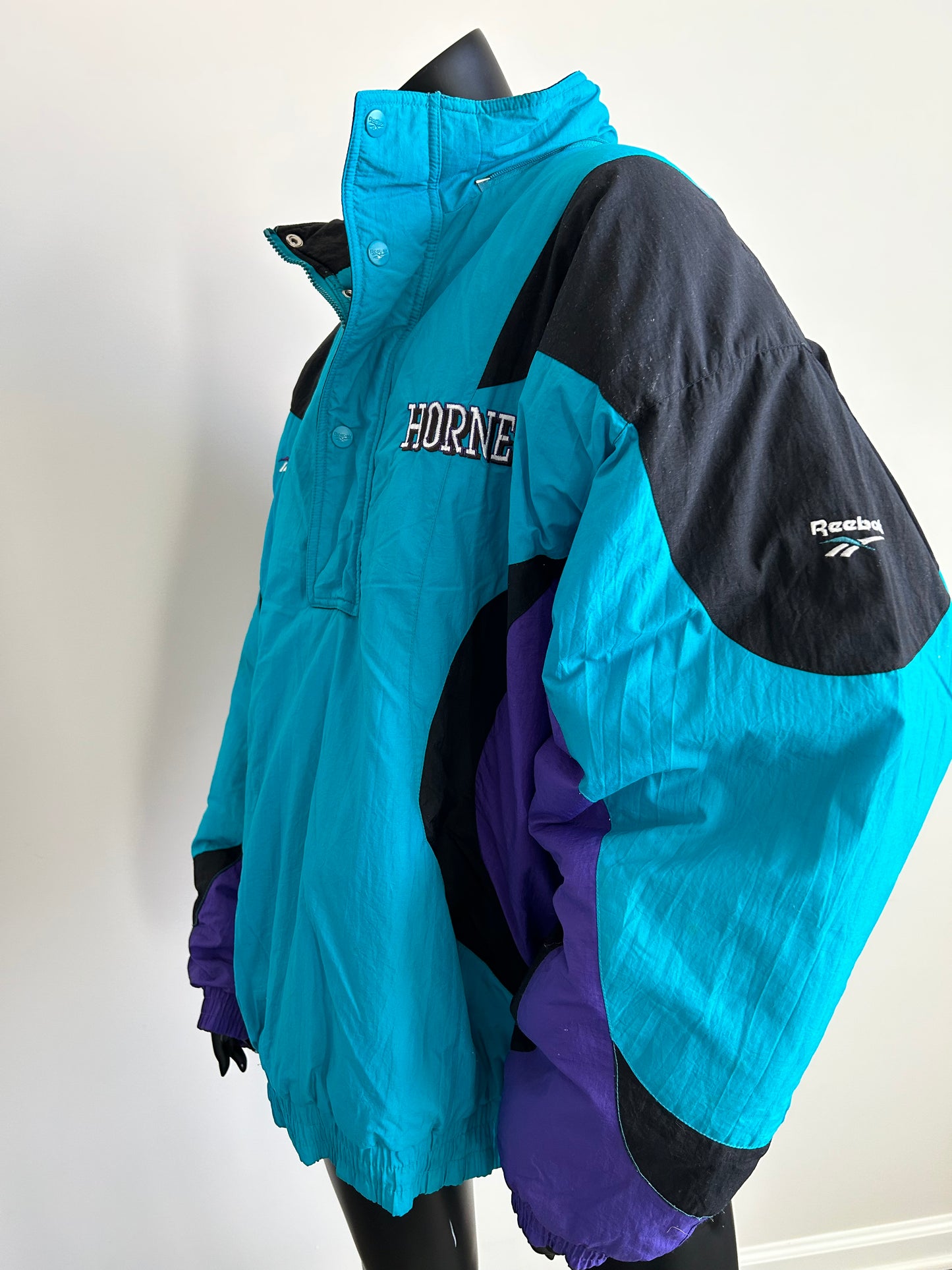 Vintage Charlotte Hornets Puff Coat
