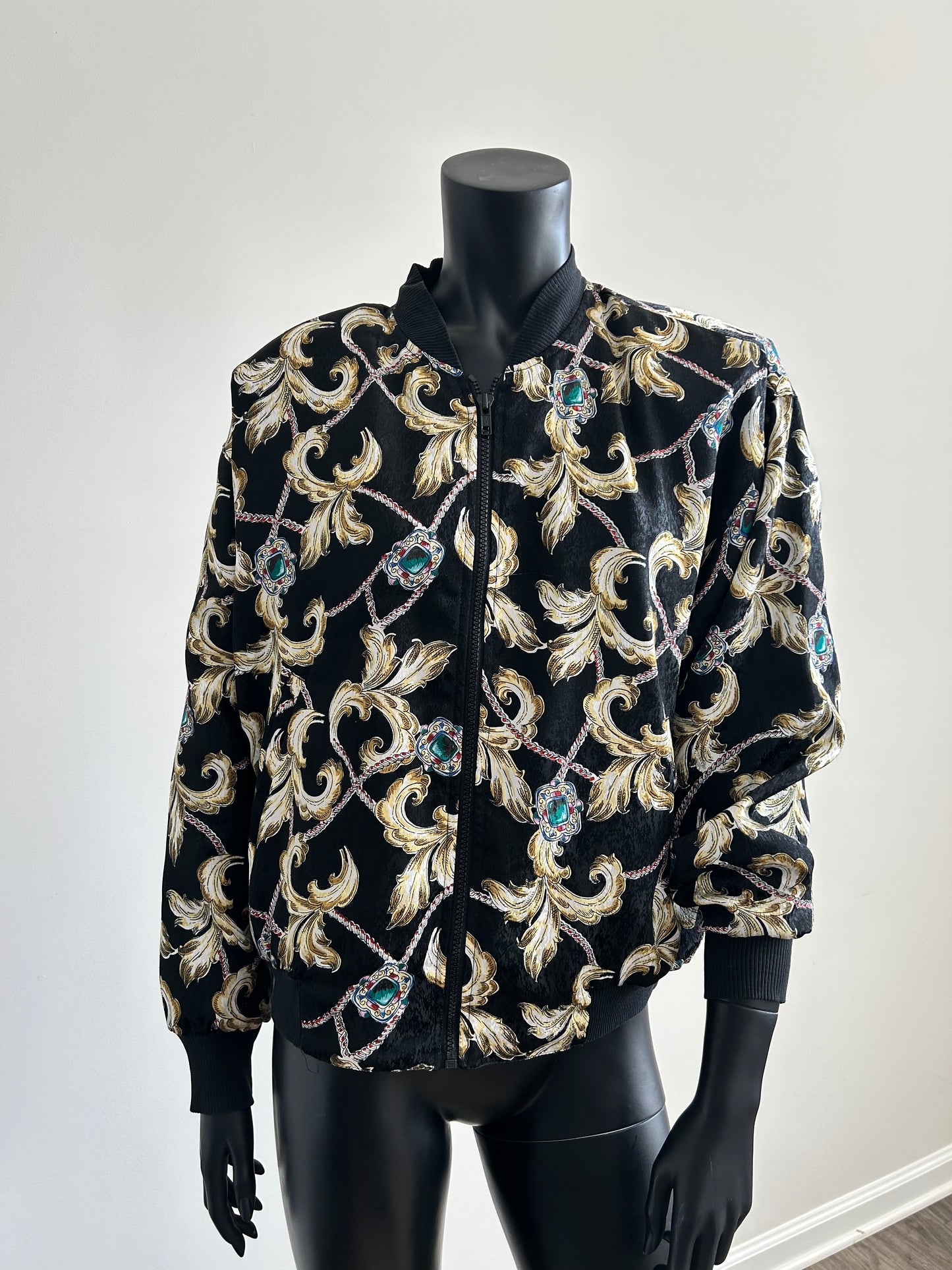 Vintage Baroque Print Jacket
