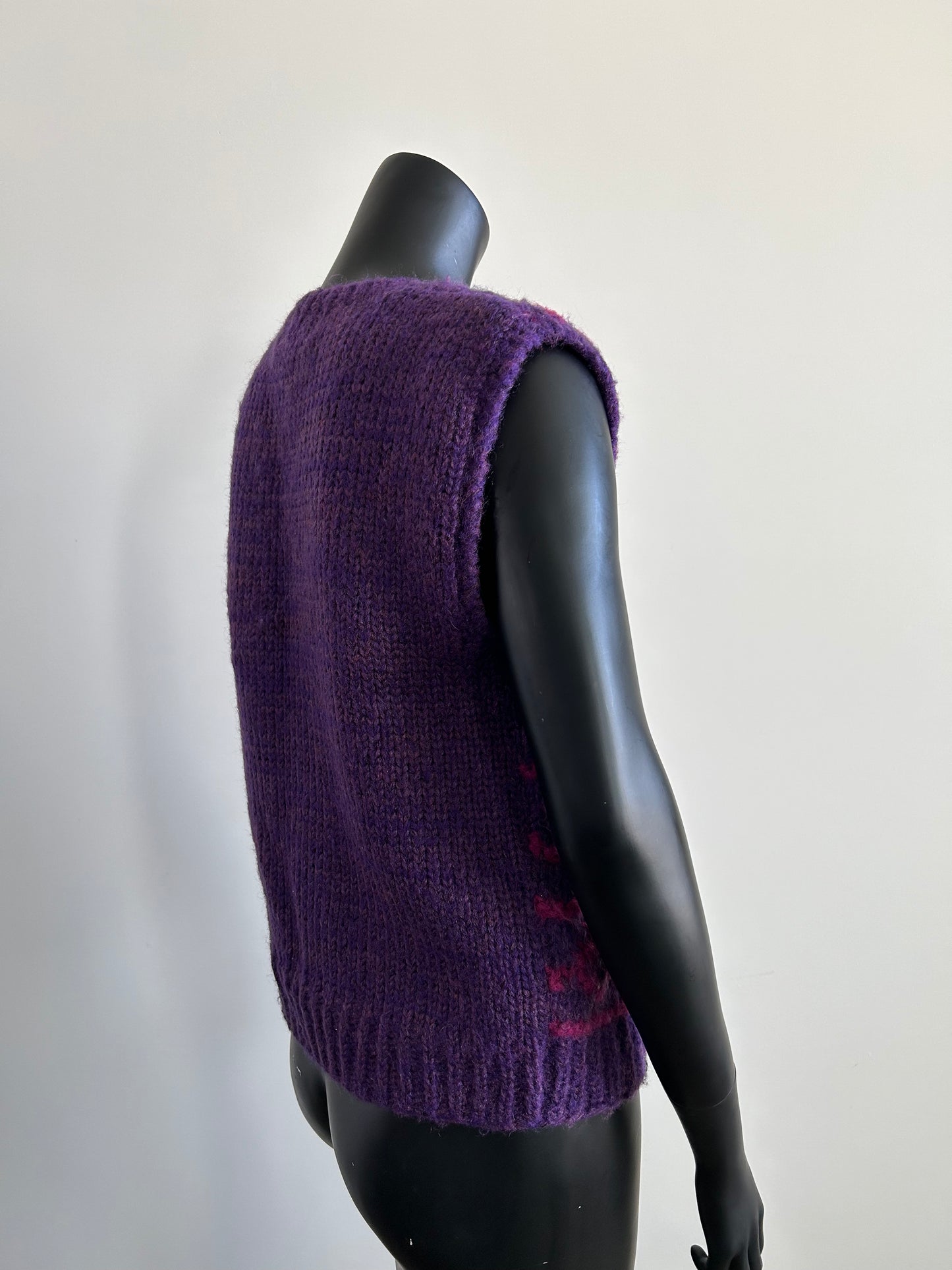 Vintage Collage by Hand Sweater