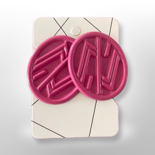Poppin' Pink Vintage Earrings (New)